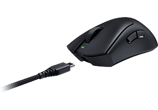 RAZER DeathAdder V3 Pro - Souris de jeu, Sans fil, Optique avec diodes électroluminescentes, 30.000 dpi, Noir