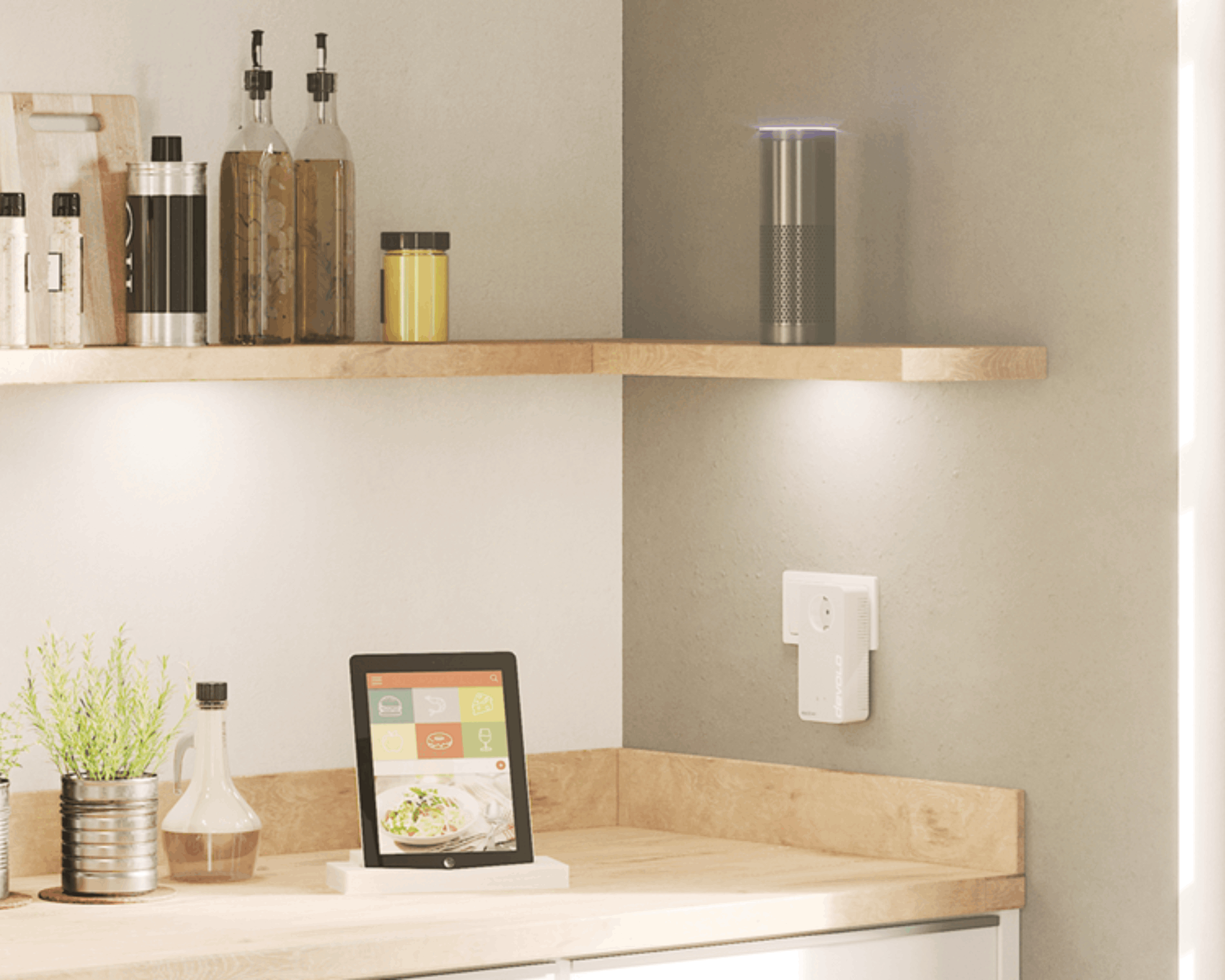 DEVOLO 8367 Magic 1 WiFi Multiroom Kit Powerline Adapter 1200 Mbit/s Kabellos und Kabelgebunden