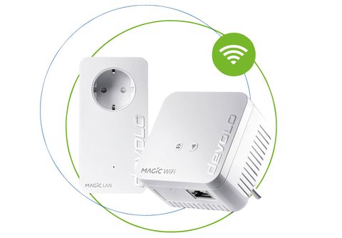 devolo Magic 1 WiFi mini Ergänzung (1200Mbit, Powerline + WLAN, 1x LAN,  Mesh) ++ Cyberport