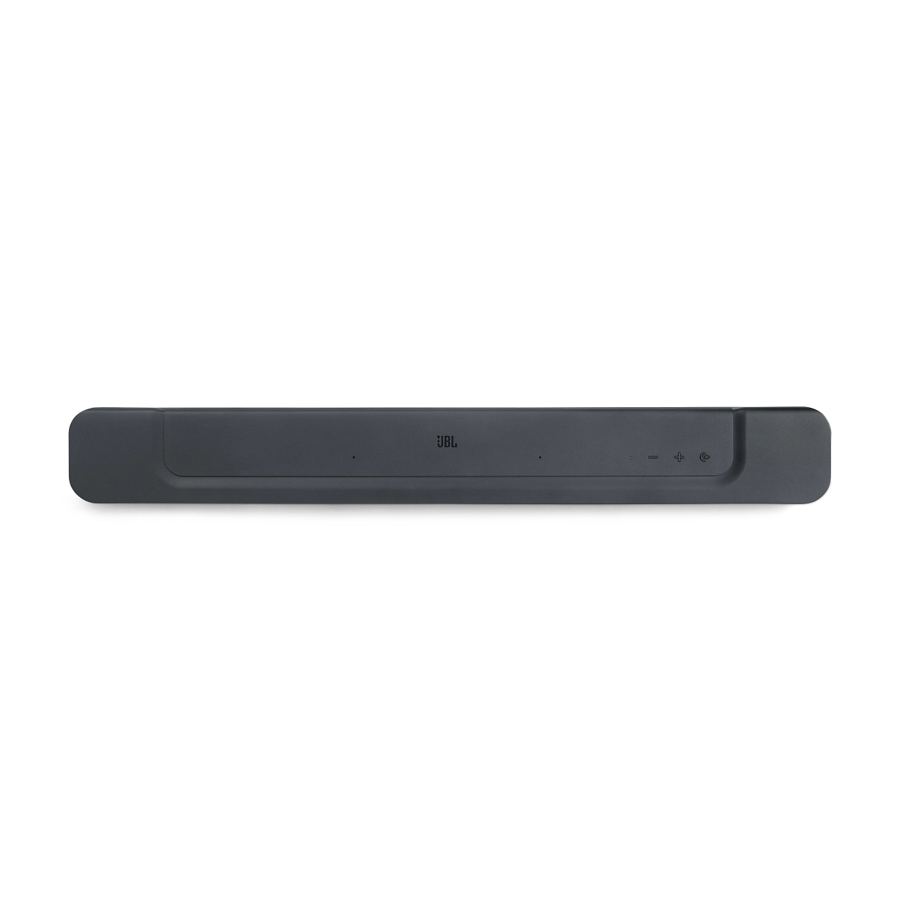 Dunkelgraue JBL Soundbar.