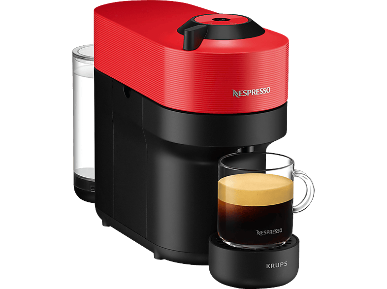 KRUPS XN9205 Nespresso Vertuo Pop Kapselmaschine Spicy Red