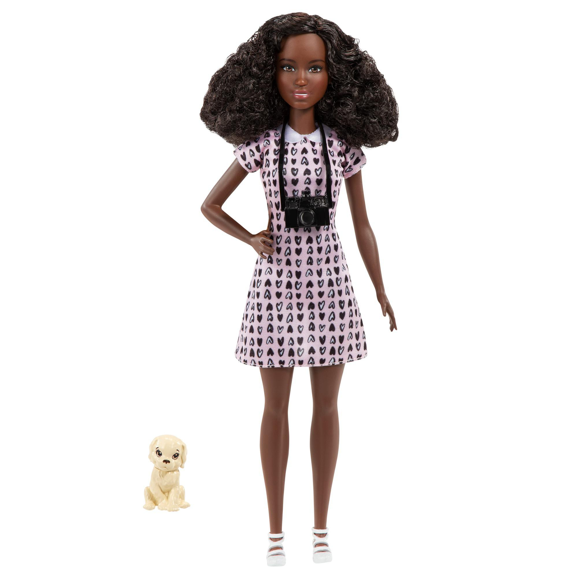 BARBIE Tierfotografin Puppe (brünett) & Hund Spielset Mehrfarbig
