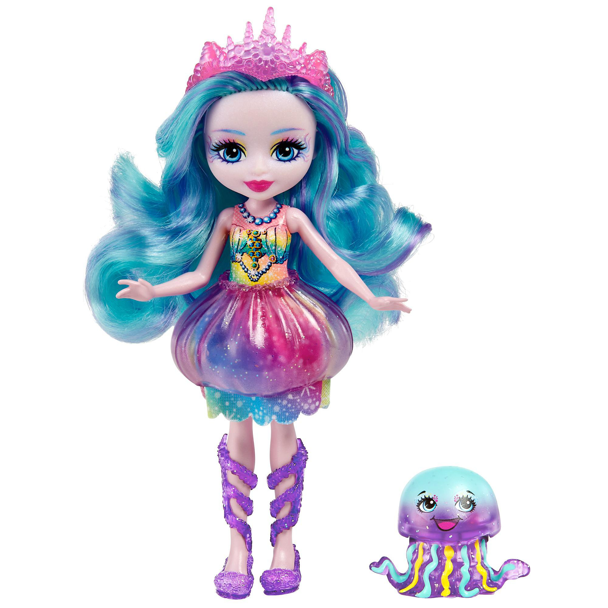Spielzeugpuppe Jellyfish ENCHANTIMALS Stingley Mehrfarbig Jelanie &