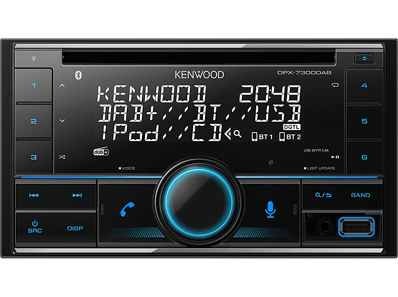 Kenwood Autoradio KMM-BT408DAB Digital Media Receiver mit