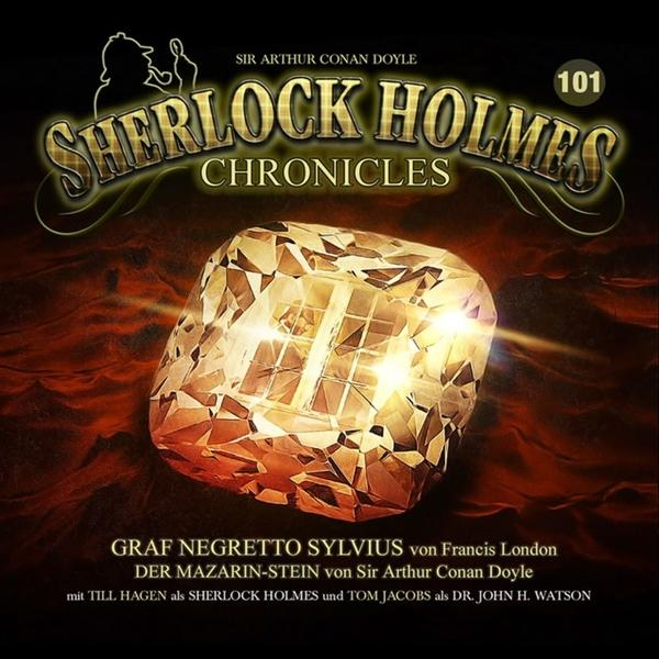 Buchcover: Sherlock Holmes Chronicles, Diamantenillustration, Graf Negretto Sylvius.