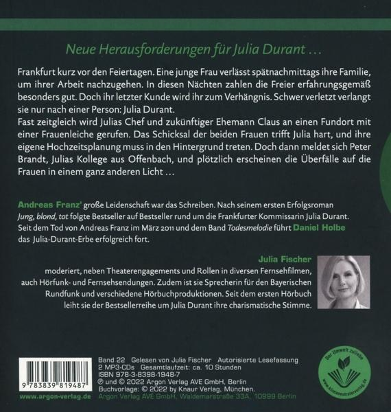 Fischer Julia - Todesruf (22)  - (MP3-CD)