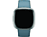 FITBIT Versa 4 - Fitness-Smartwatch (S: 129 - 175 mm, L: 158 - 209 mm, -, Wasserfallblau/Aluminium in Platin)