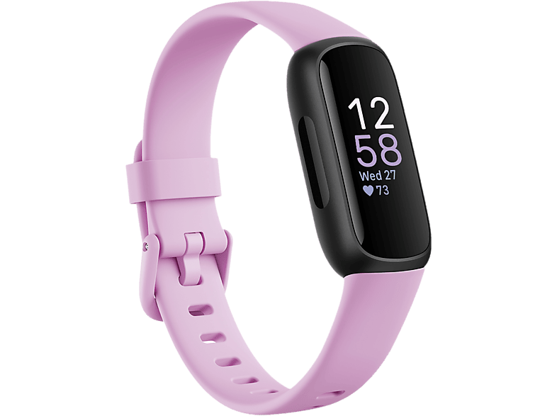 FITBIT Inspire 3, Fitness Tracker, Fliedertraum/Schwarz