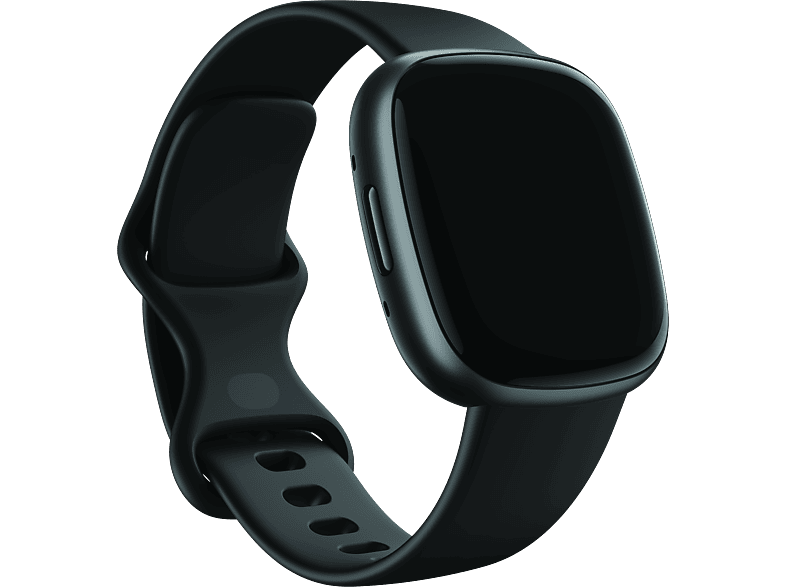 MediaMarkt, Fitbit Versa 4, Fitness-Smartwatch, S: 129 175 Mm, L: 158 209 -, Schwarz/Aluminium-Graphit, Smartphones, Handy & Navi, Smartwatch, FB523BKBK