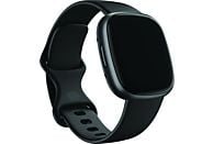 FITBIT Versa 4 - Smartwatch fitness (S: 129-175 mm, L: 158-209 mm, -, Nero/alluminio grafite)