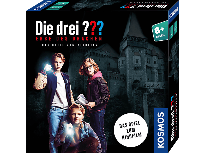 zum drei des Mehrfarbig ??? Erbe Spiel Film Brettspiel KOSMOS Drachen Die