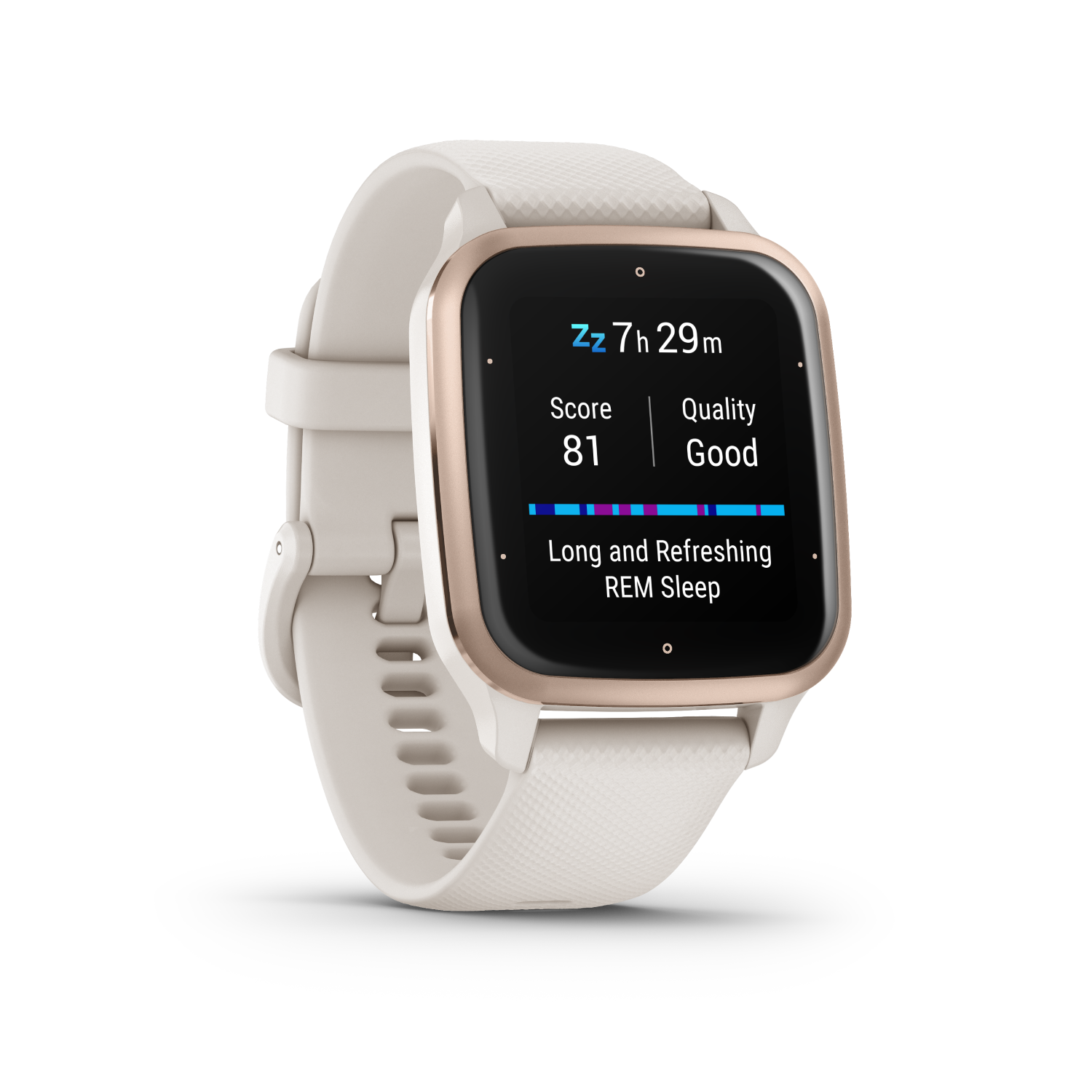 GARMIN Venu Sq 2 Music Ivory/Peach Gold