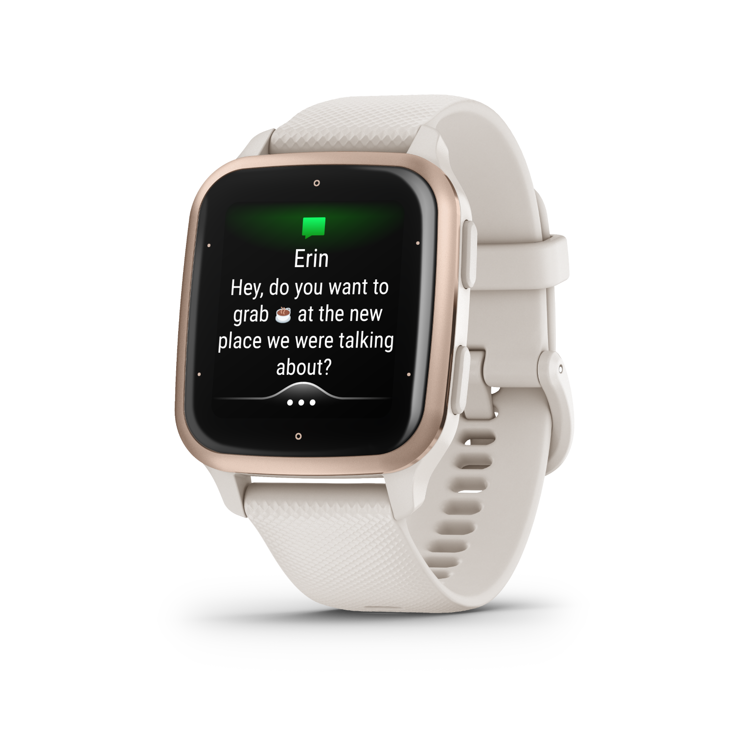 GARMIN Venu Sq 2 Music Ivory/Peach Gold