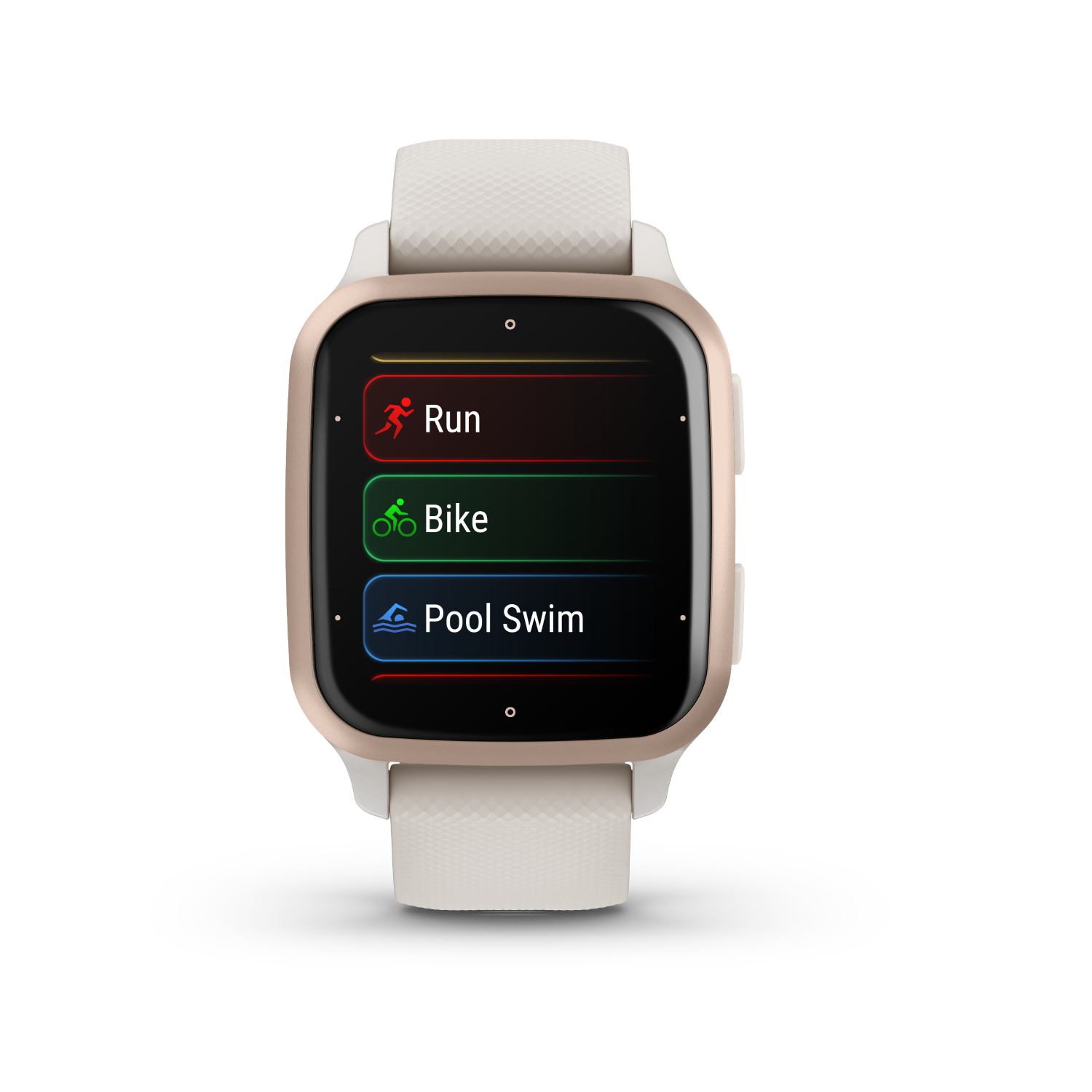 GARMIN Venu Sq 2 Music Ivory/Peach Gold