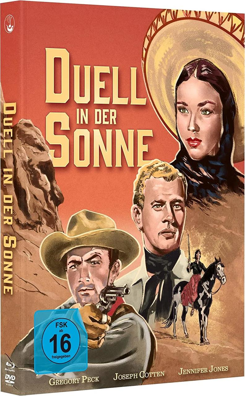 DVD-Cover für den Film Duell in der Sonne, mit Gregory Peck.