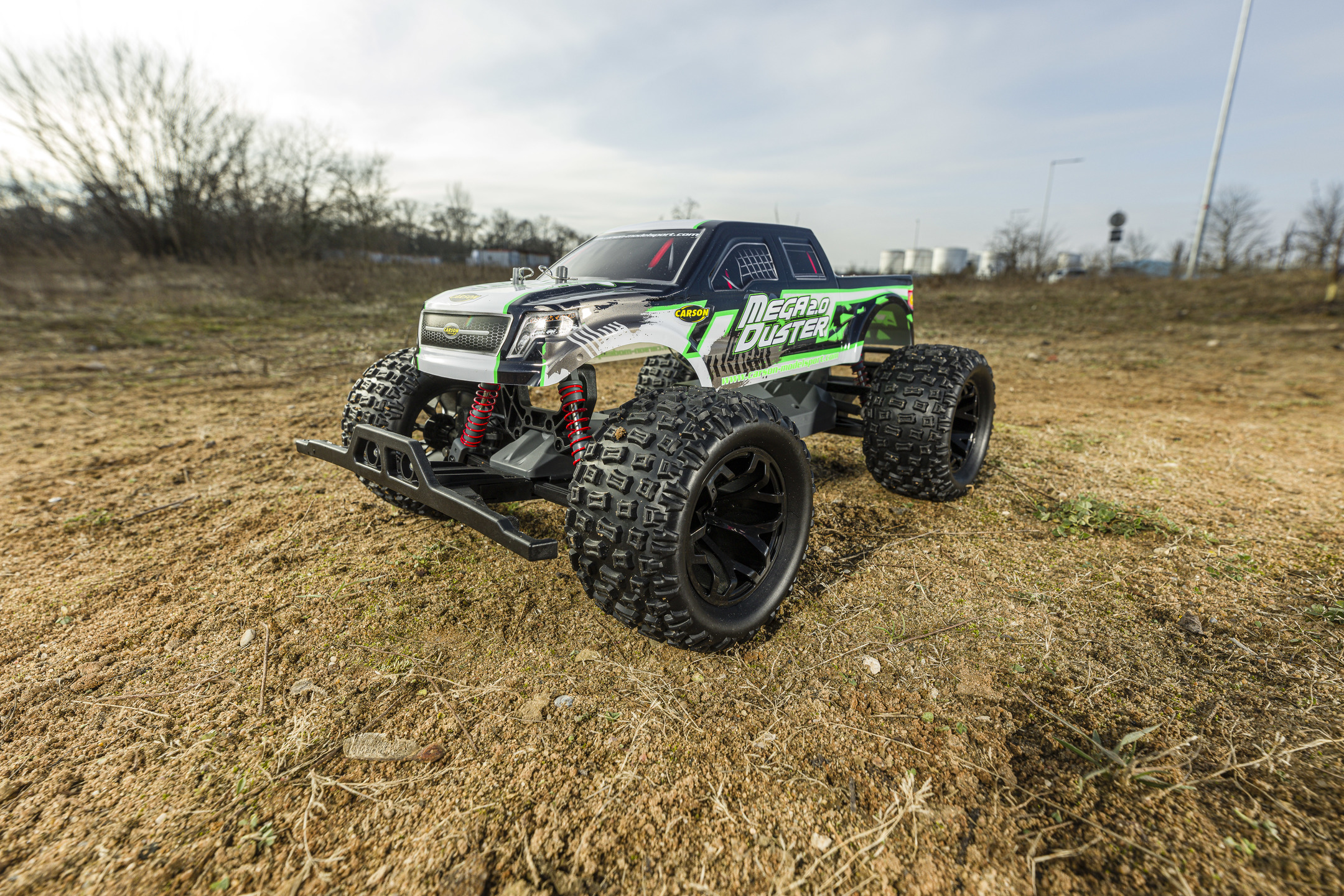 CARSON 1:10 FE Mega Duster 2.0 2.4GHz 100% RTR, Fahrzeug R/C Spielzeugauto, Mehrfarbig