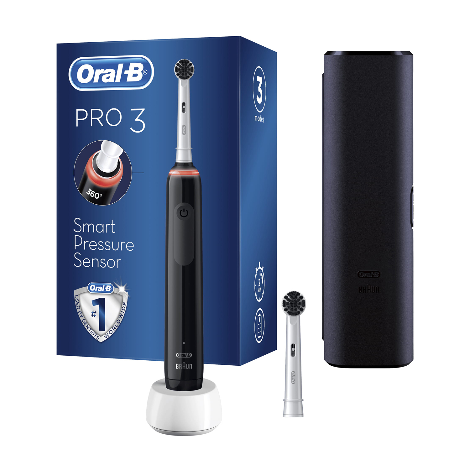 Spazzolino elettrico Oral-B Pro 3 3000 Carbone