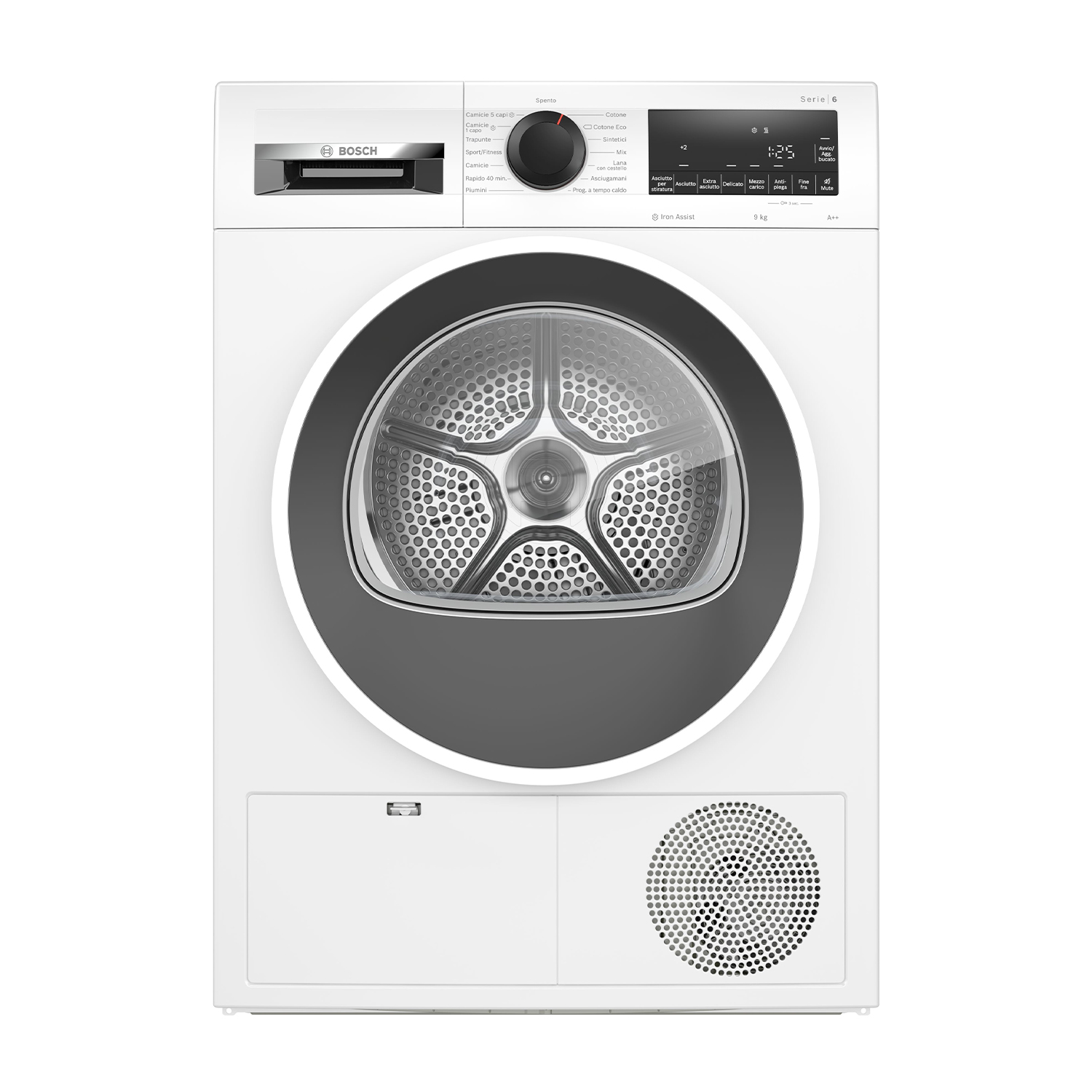 Bosch Wqg241A5It asciugatrice, 9 kg, 63,4 cm, Classe A++