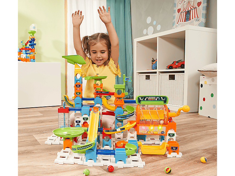 Vtech Marble Rush - Super Action Set L100 E Interaktive Kugelbahn, Mehrfarbig — Foto 4 von 5