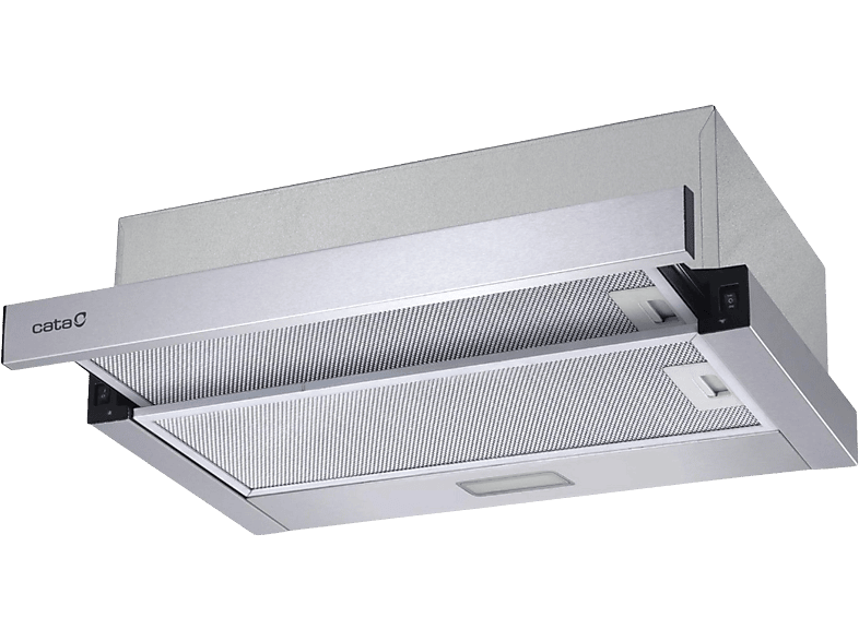 Campana telescópica - Cata TFB-5160 X, 2 Velocidades, 300 m3/h, Iluminación LED, 60 cm, Inox