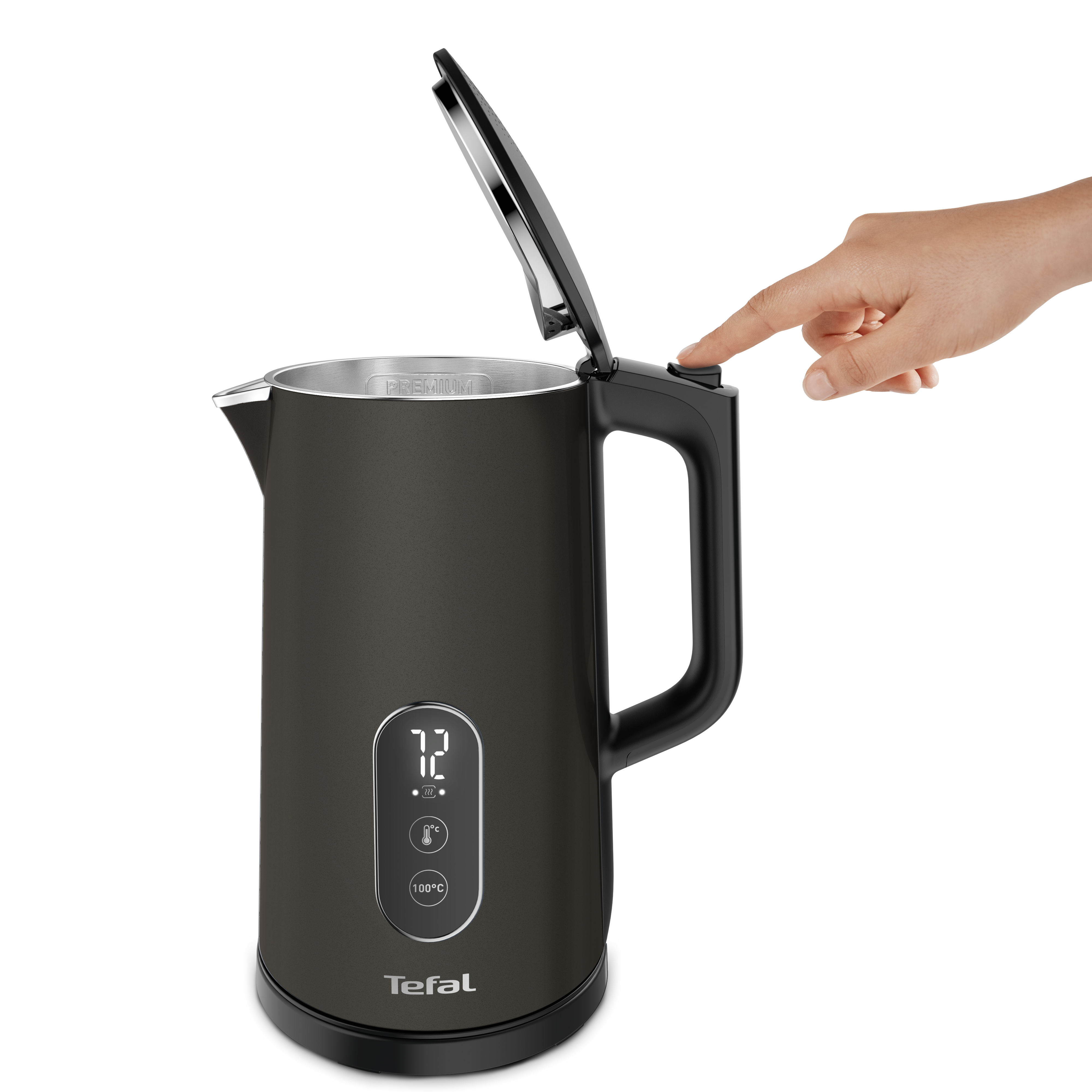 TEFAL KI831E10 Ket Digital Grey Vízforraló, 1.7l 