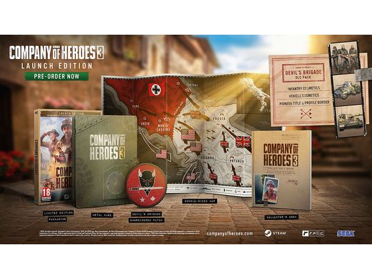 Company of Heroes 3: Launch Edition (Metal Case) - PC - Tedesco