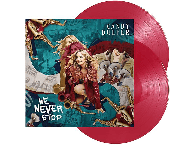 Candy Dulfer We Never Stop (2LP Red Transparent w/Bonus Track