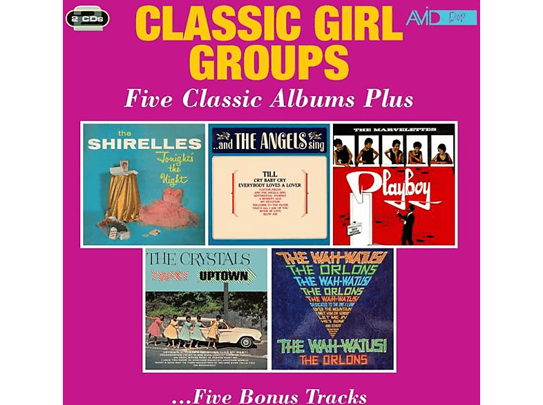 Various Various Classic Girl Groups Five Classic Albums Plus Cd Rock And Pop Cds
