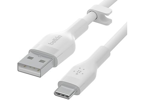 BELKIN Câble USB-A vers USB-C Boost Charge Flex Blanc 3 m (CAB008BT3MWH)
