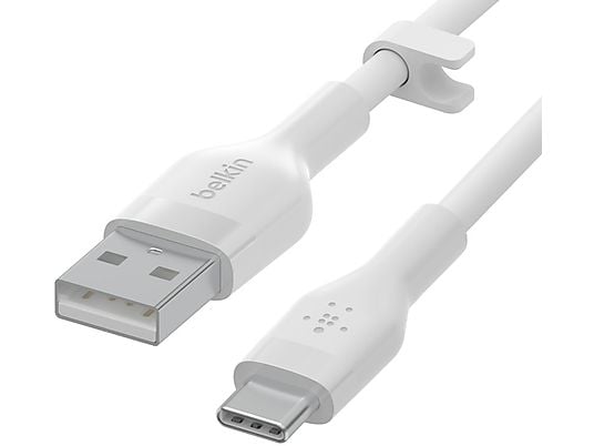 BELKIN USB-A vers USB-C-kabel Boost Charge Flex Wit 3 m (CAB008BT3MWH)