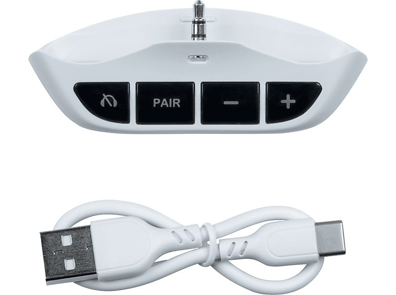 Nacon Draadloze Audio Adapter Voor PS5 (ps5audioadaptor) Wit Adapter
