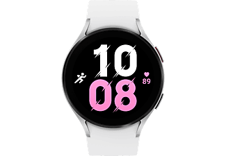 SAMSUNG Galaxy Watch5 (44 mm, version LTE) - Smartwatch (Largeur : 20 mm, -, Argent)