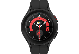 SAMSUNG Galaxy Watch5 Pro (45 mm, version LTE) - Smartwatch (Largeur : 20 mm, -, Black Titanium)