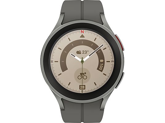 SAMSUNG Galaxy Watch5 Pro (45 mm, LTE-Version) - Smartwatch (Breite: 20 mm, -, Gray Titanium
)