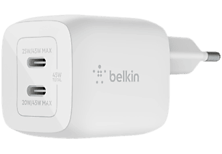 BELKIN Chargeur USB-C Boost Charge Pro 45 W Blanc (WCH011VFWH)