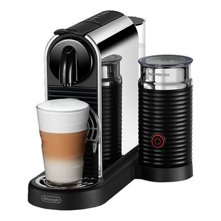 DE-LONGHI EN330.M CitiZ Platinum & Milk - Machine à café Nespresso® (Acier inoxydable)