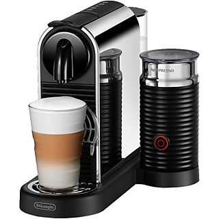DE-LONGHI EN330.M CitiZ Platinum & Milk - Nespresso® Kaffeemaschine (Edelstahl)