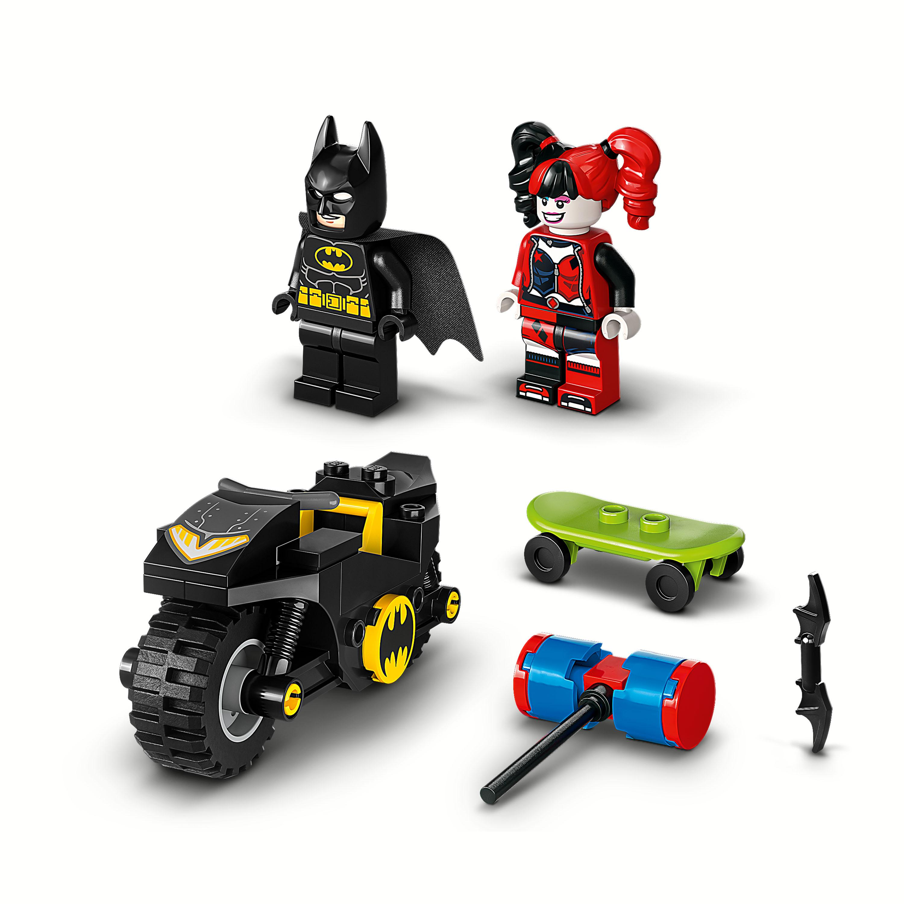 LEGO DC Batman 76220 Batman Bausatz, vs. Mehrfarbig Harley Quinn