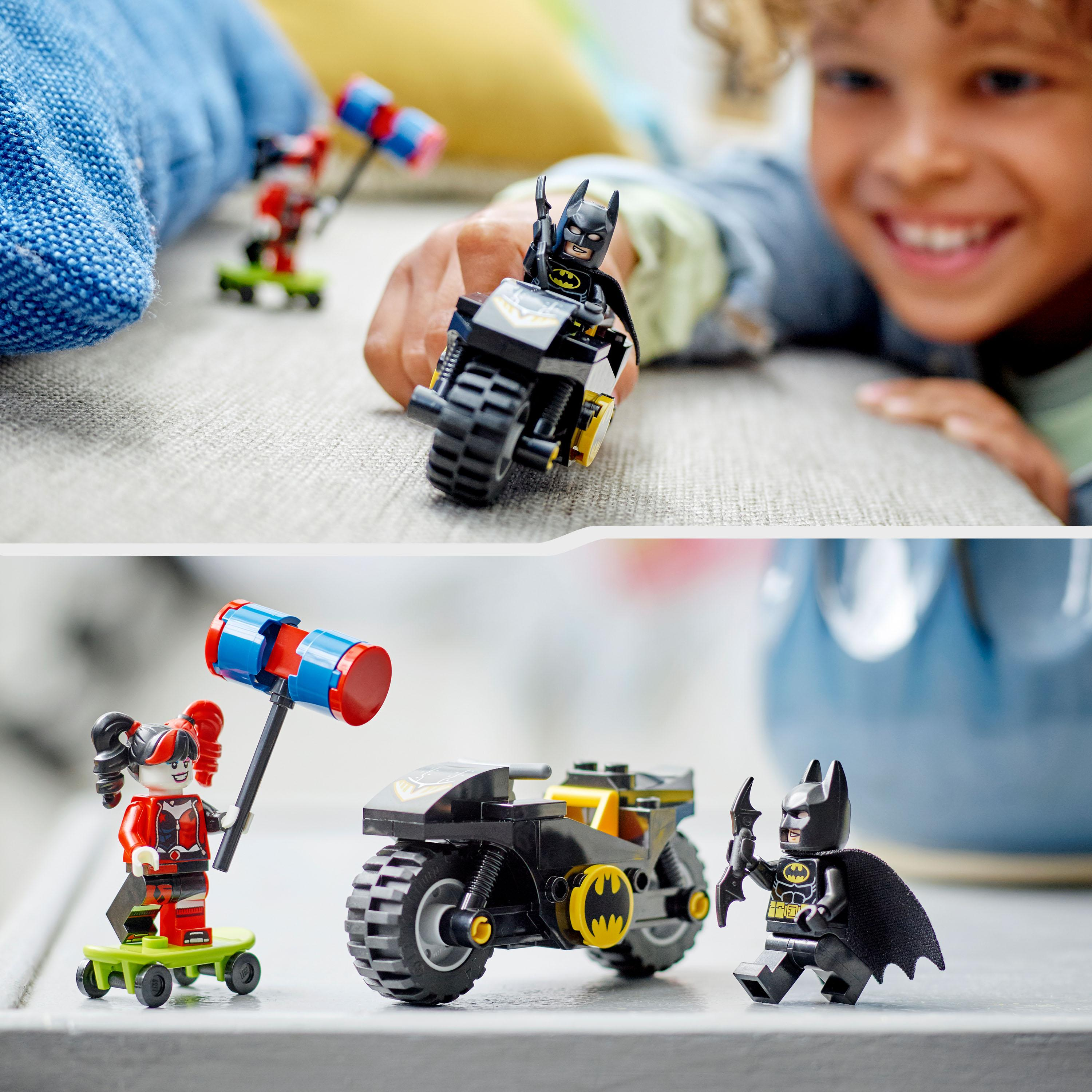 LEGO DC Batman 76220 Batman Bausatz, Harley vs. Mehrfarbig Quinn