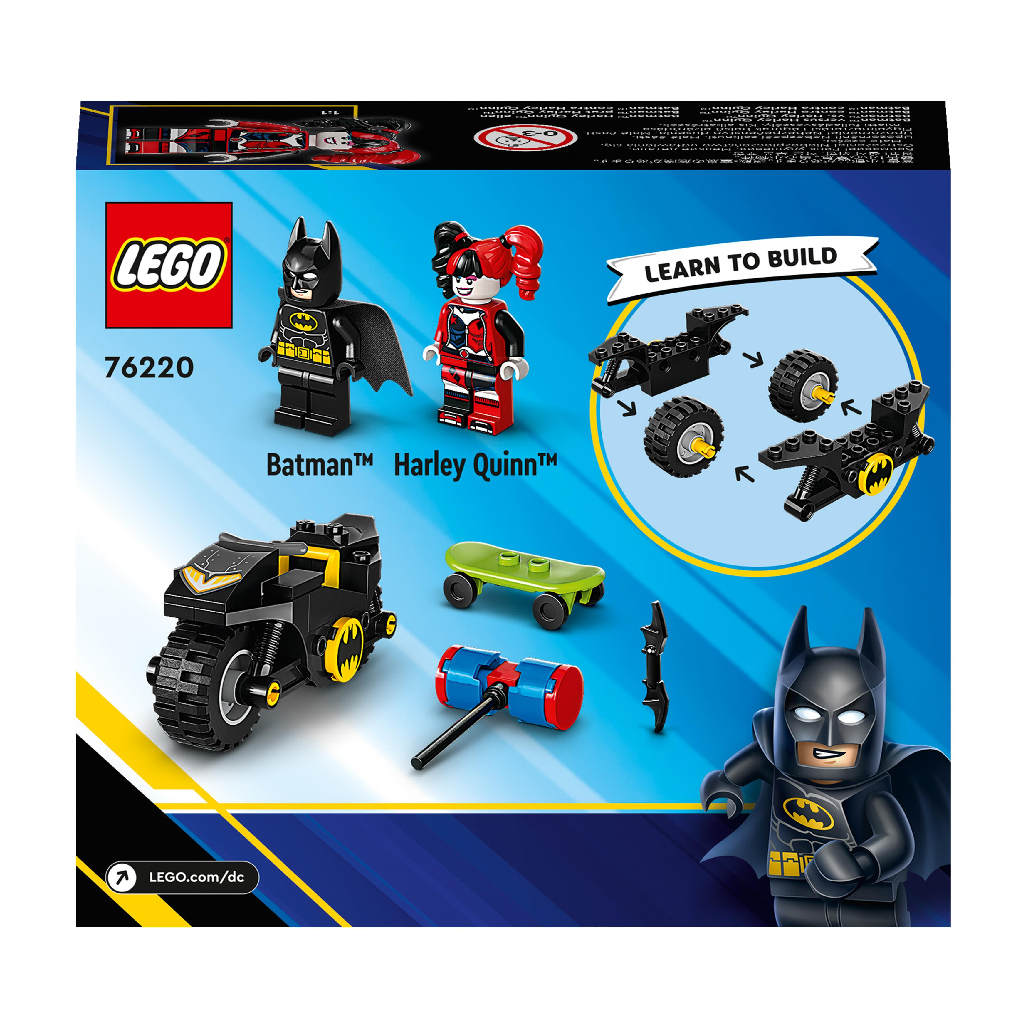 LEGO DC Batman 76220 Batman Bausatz, vs. Mehrfarbig Harley Quinn