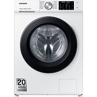 REACONDICIONADO C: Lavadora carga frontal - Samsung BESPOKE WW11BBA046AWEC, 11 kg, 1400 rpm, Ecobubble™, SpaceMax™, 14 programas, Blanco