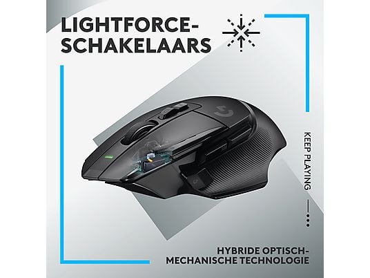 LOGITECH G G502 X Lightspeed Zwart