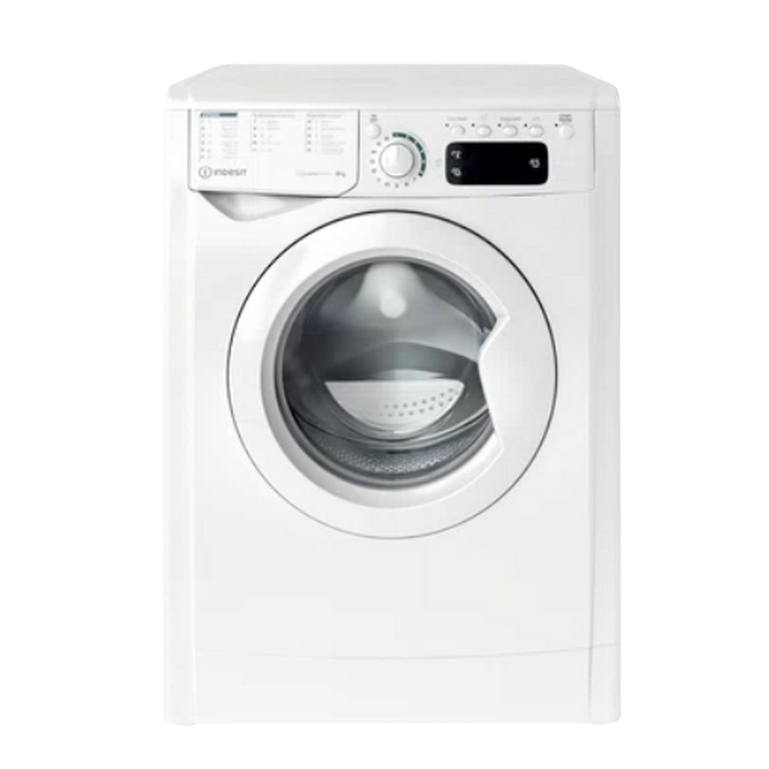 Lavadora carga frontal - Indesit EWE 81284 W SPT N, Libre instalación, 8 kg, 1200 rpm, Extra Wash, Blanco