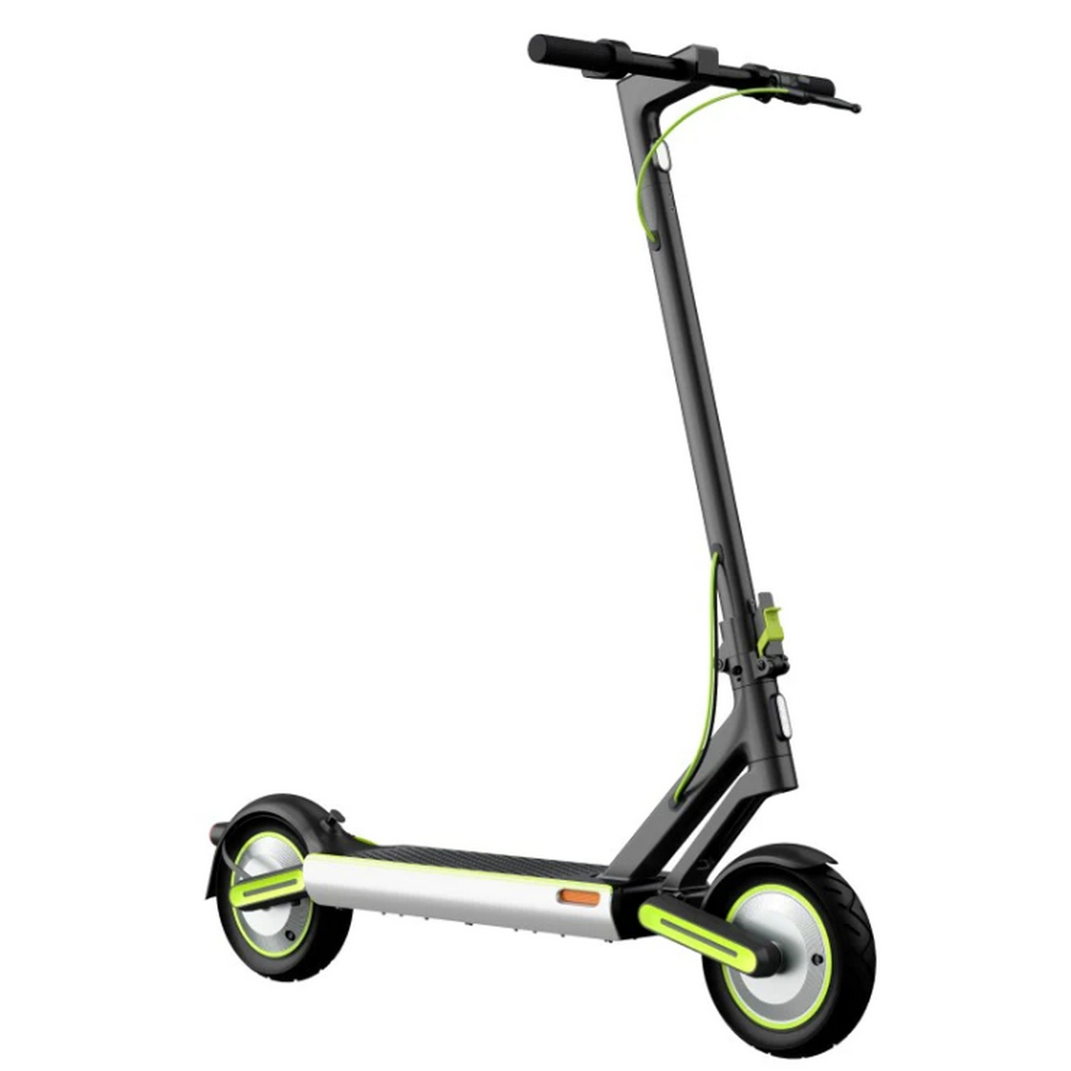 Patinete eléctrico - Navee S65, Modo crucero, 500W, IPX5, Doble suspensión, Velocidad Máx. 25km/h, Negro/Verde