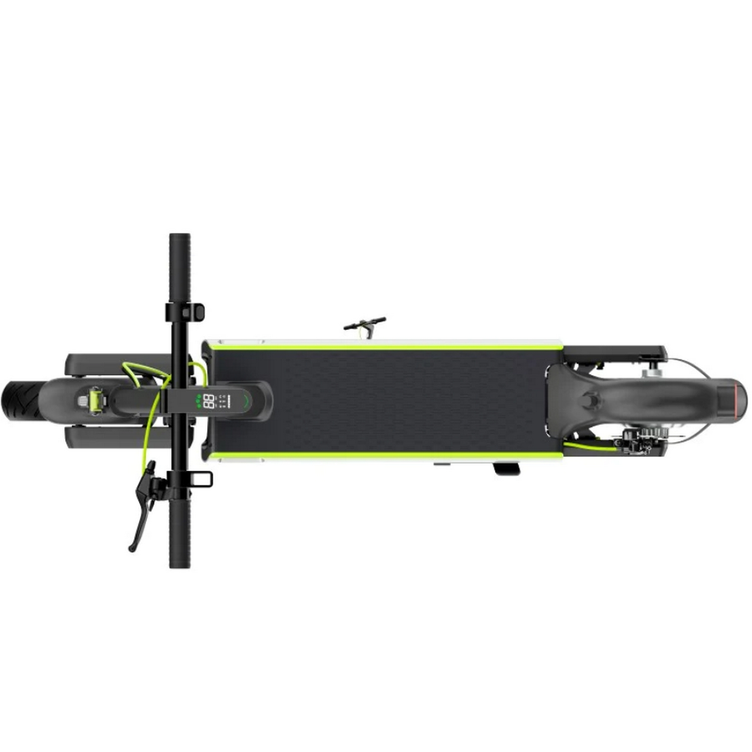 Patinete eléctrico - Navee S65, Modo crucero, 500W, IPX5, Doble suspensión, Velocidad Máx. 25km/h, Negro/Verde