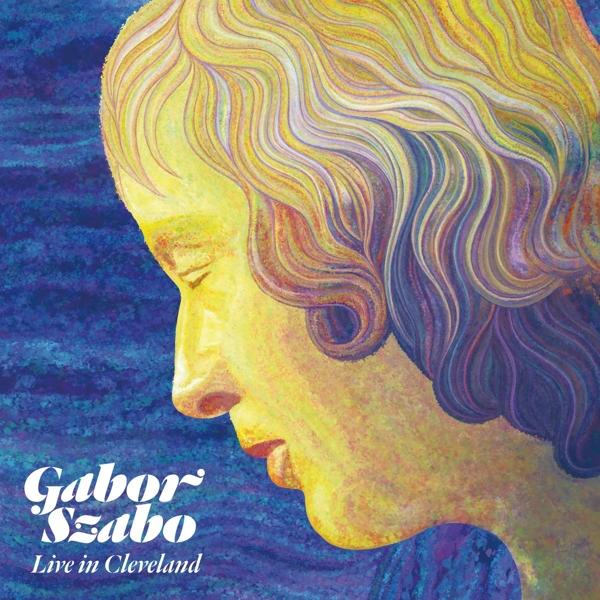 Album borító: Gabor Szabo, Live in Cleveland. Portré. Egy szőke hajú nő oldalsó nézete.