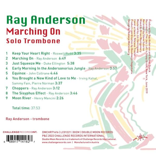 Ray Anderson - Marching On  - (CD)