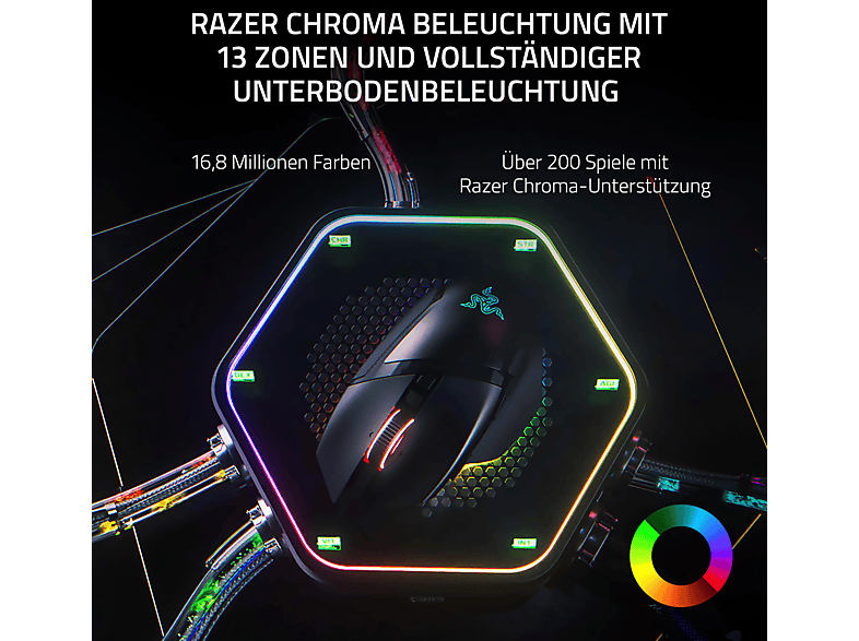 Thumbnail - RAZER Basilisk V3 Pro Gaming Maus, Schwarz