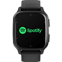GARMIN VENU SQ 2 Music Smartwatch Silikon, 20 mm, Black/Slate