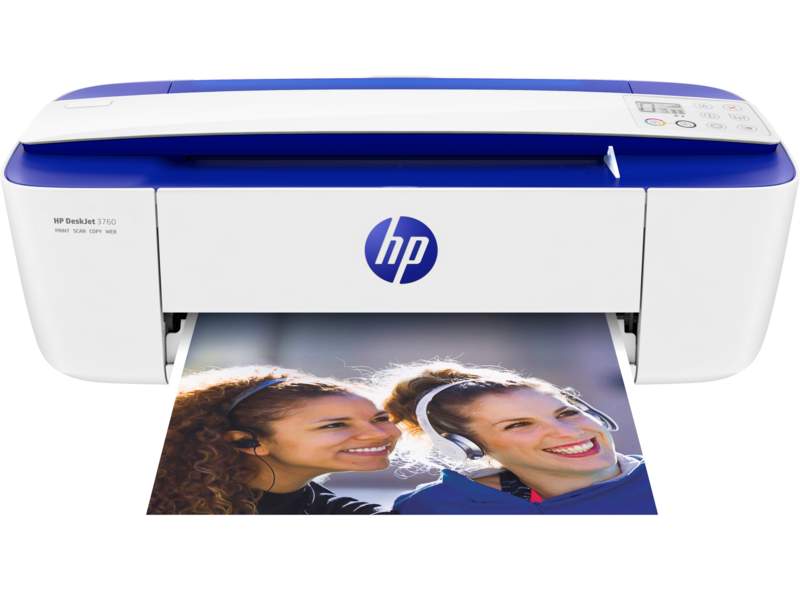 Impresora multifunción - HP DeskJet 3760, WiFi, USB, color, incluye 4 meses de impresión Instant Ink, T8X19B